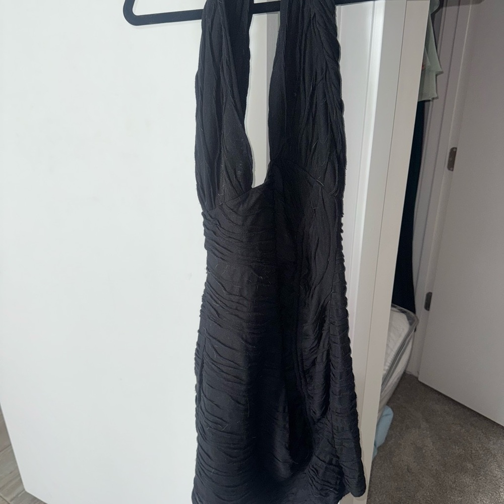 Black Halter Dress